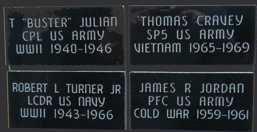 Veteran's Memorial Tiles